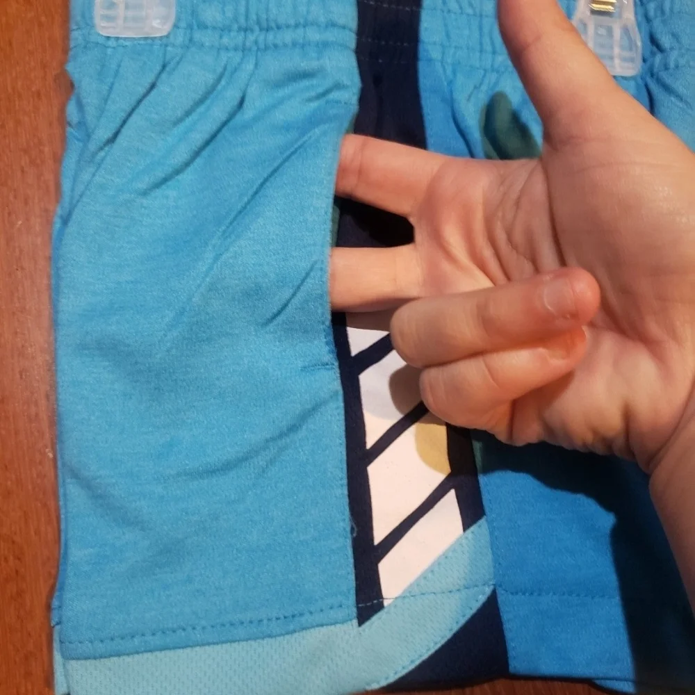 🌻 NWT Baby Boy Blue Activewear Soccer 2pc Full Outfit Set Size 18M